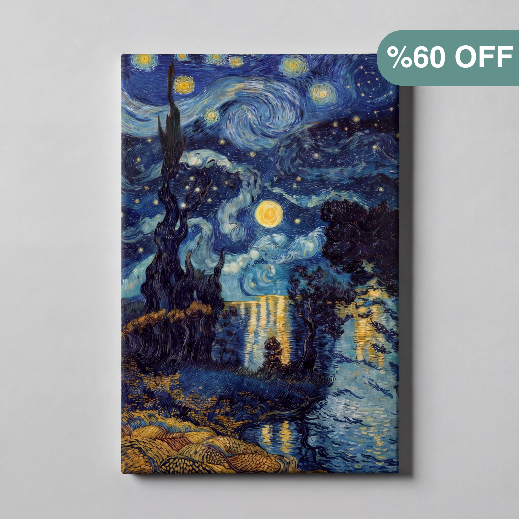 CUSTOM STARRY NIGHT STYLE CANVAS