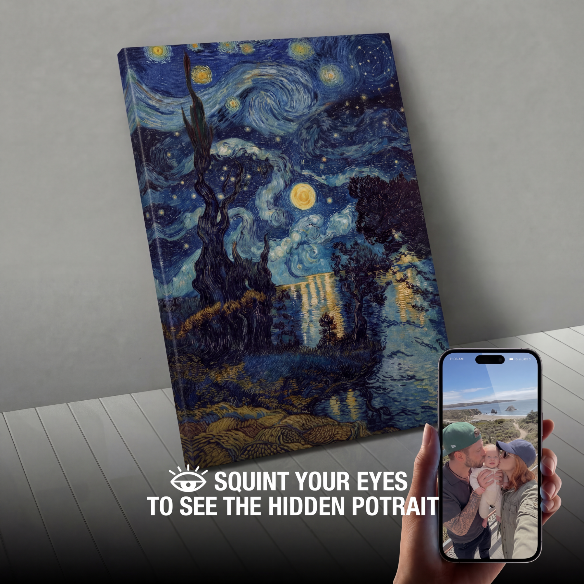 CUSTOM STARRY NIGHT STYLE CANVAS