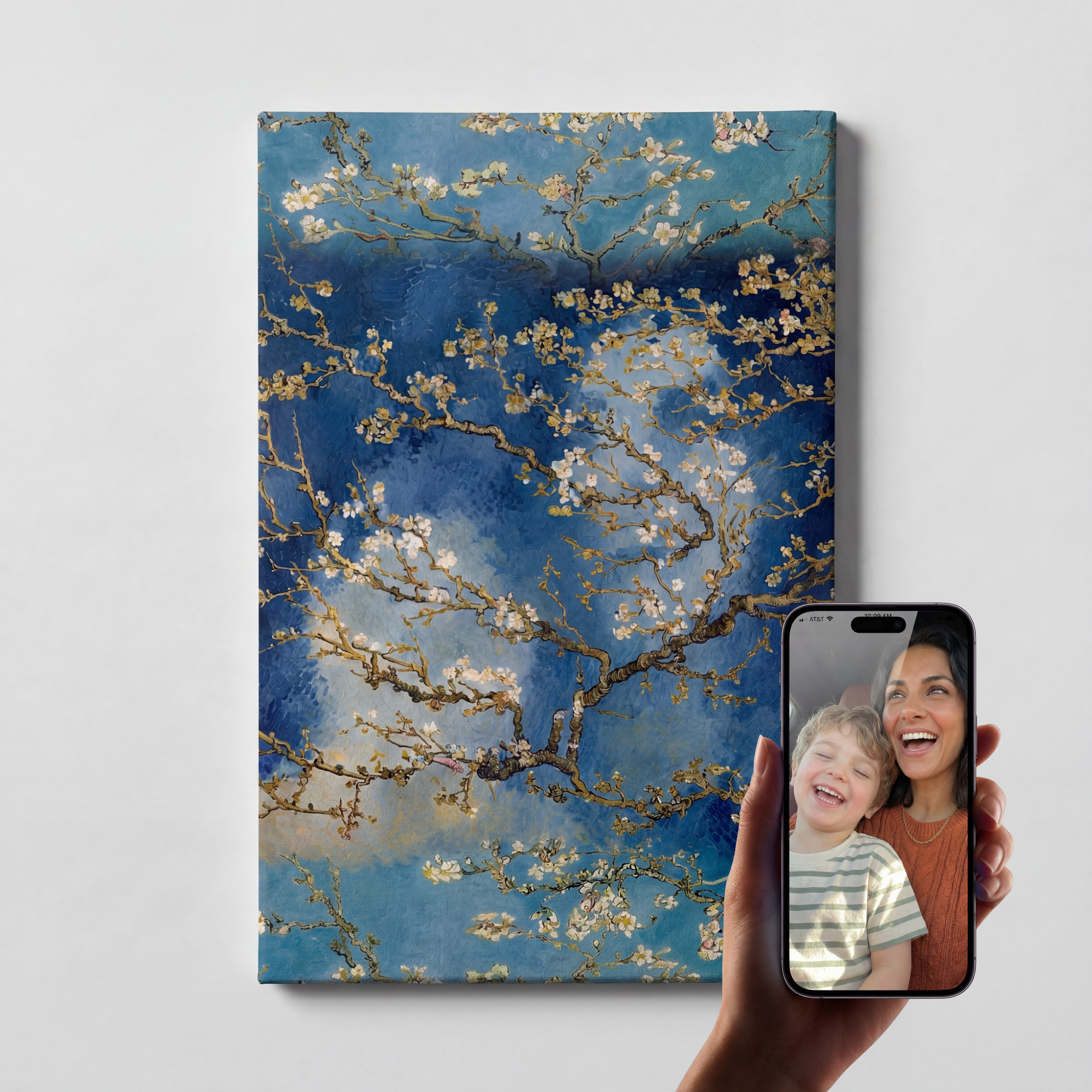 CUSTOM ALMOND BLOSSOM STYLE CANVAS