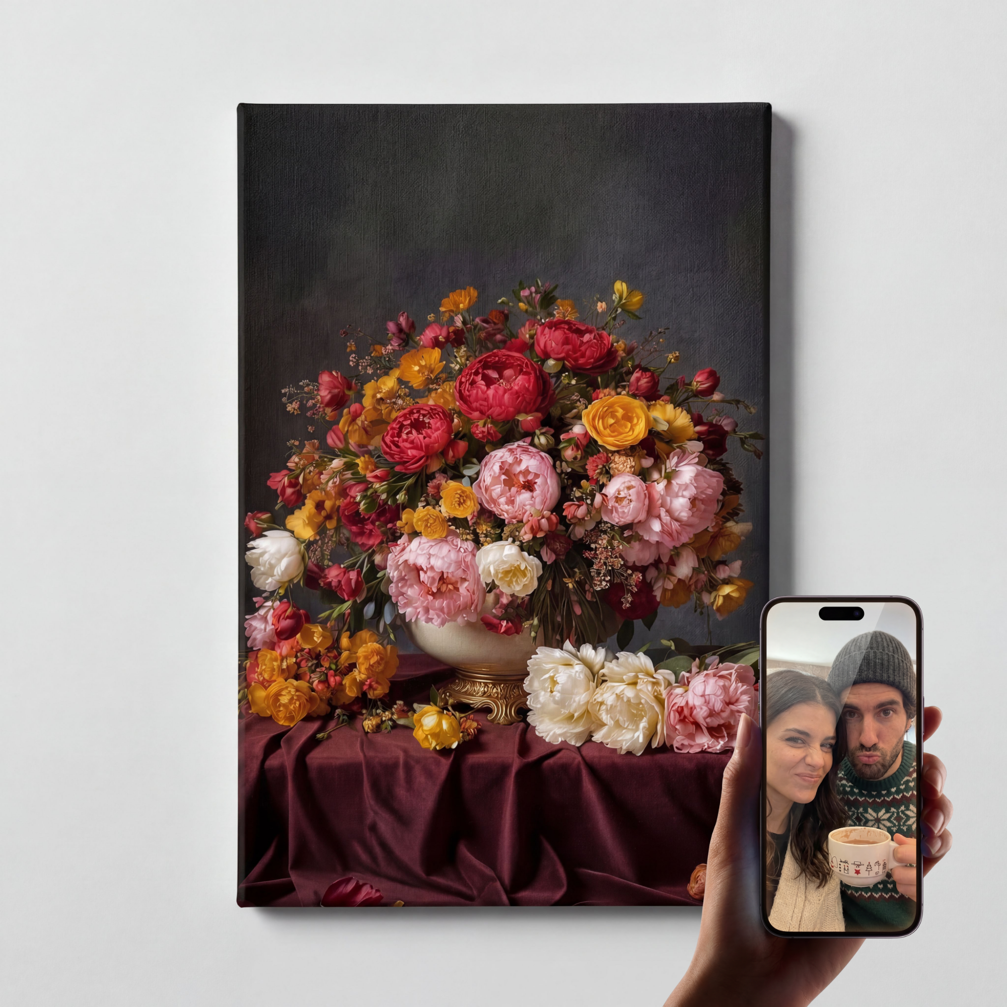 CUSTOM DUTCH GOLDEN AGE STYLE CANVAS