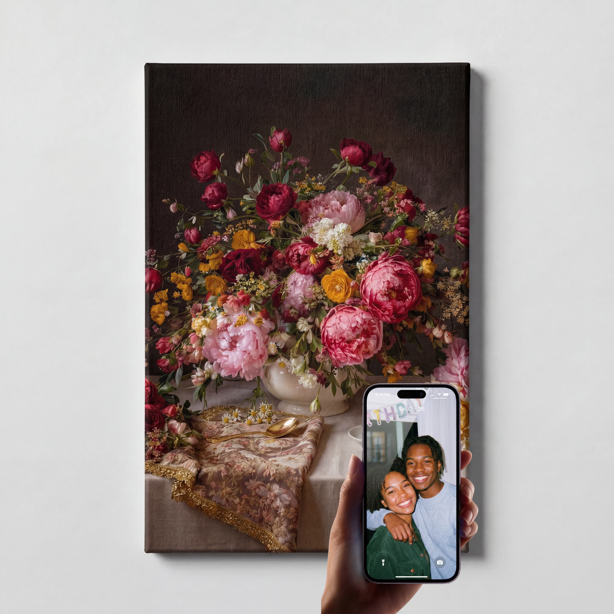 CUSTOM DUTCH GOLDEN AGE STYLE CANVAS