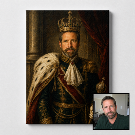 CUSTOM ROYAL PORTRAIT CANVAS