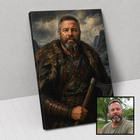 CUSTOM VIKING PORTRAIT CANVAS