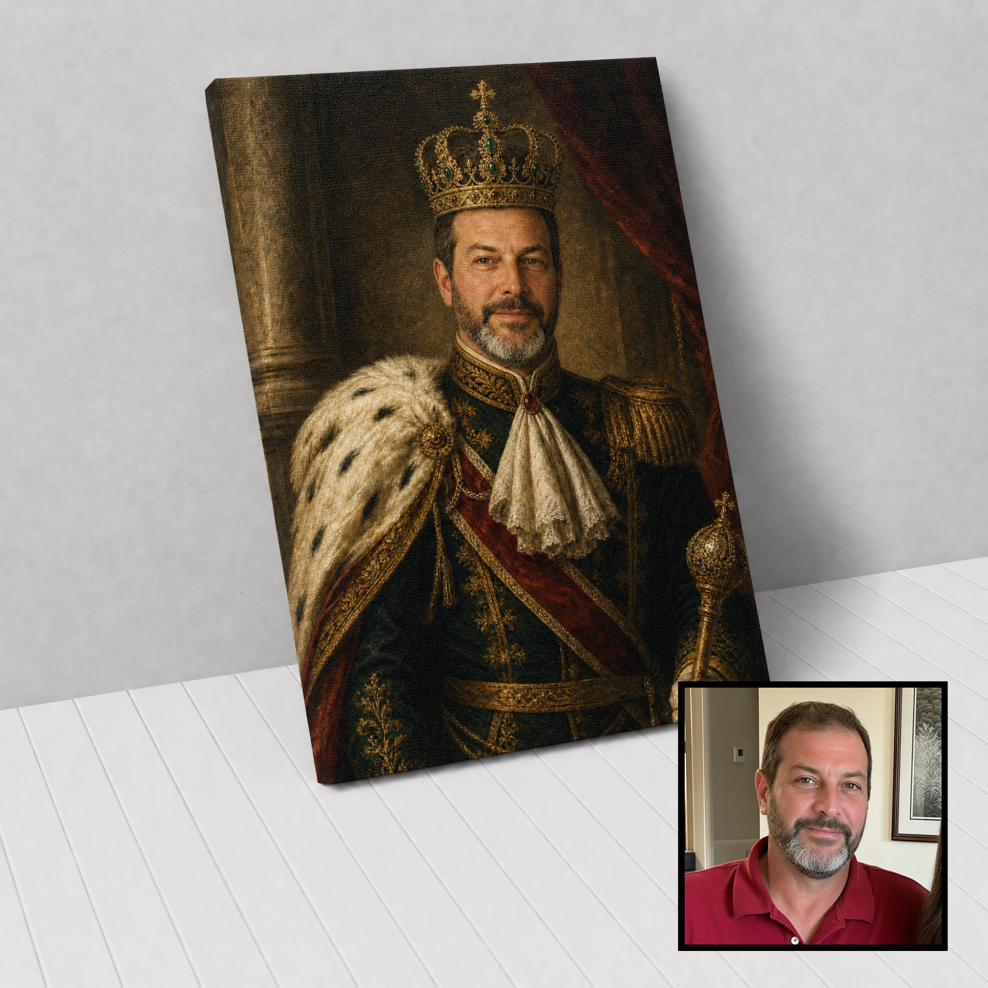 CUSTOM ROYAL PORTRAIT CANVAS
