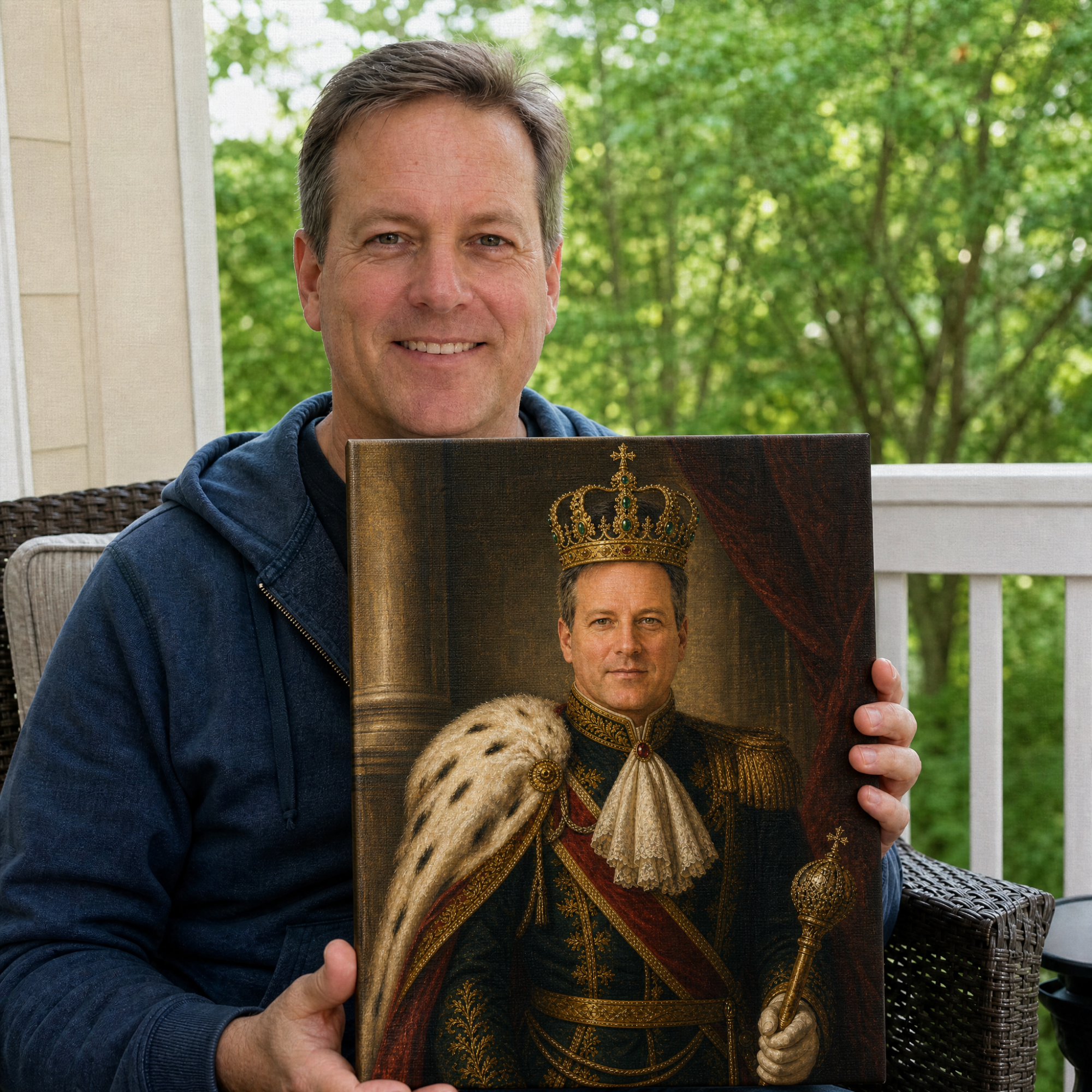 CUSTOM ROYAL PORTRAIT CANVAS