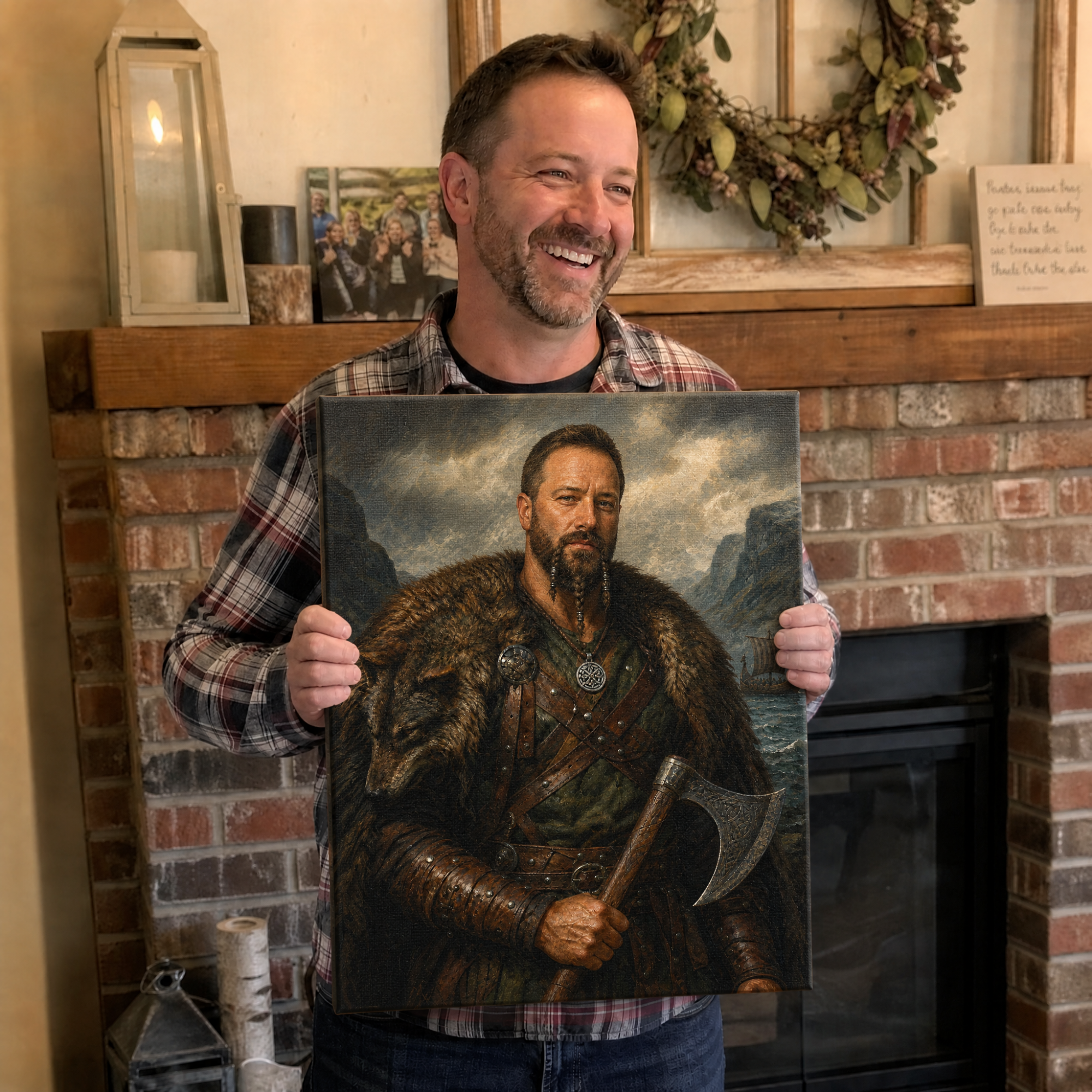 CUSTOM VIKING PORTRAIT CANVAS